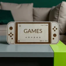 Dřevěné pouzdro na herní karty Nintendo Switch