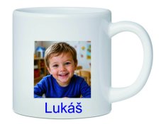Dětský plastový hrnek se jménem, obrázkem nebo fotografií – 180 ml