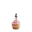 Mini zápich Houslový klíč – dekorace na muffiny, dorty a dezerty (5 ks)