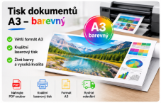 Tisk dokumentů A3 – barevný