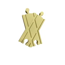 Křížení kolejí pro vláčkodráhu (3D tisk)