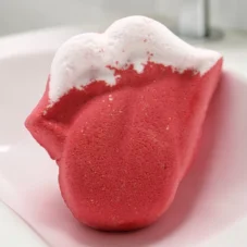 💋 Koupelová bomba Rty – malina & granátové jablko 60 g
